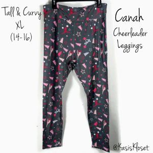Canah NEW Cheerleader Leggings Size XL (14-16) Gra